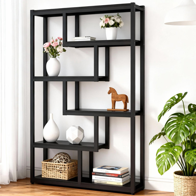 69" Industrial Luxe Furniture Piece with Heavy-Duty Metal Frame, Premium High-End Furniture, Dark Walnut