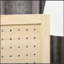 Paravent 4 panneaux perforés, écran d'intimité pliable portatif en bois de 4,7 pi de hauteur, cloison de séparation pour bureau personnel, naturel
