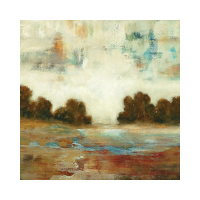 Layered Scape by Lisa Ridgers - Wrapped Canvas Painting