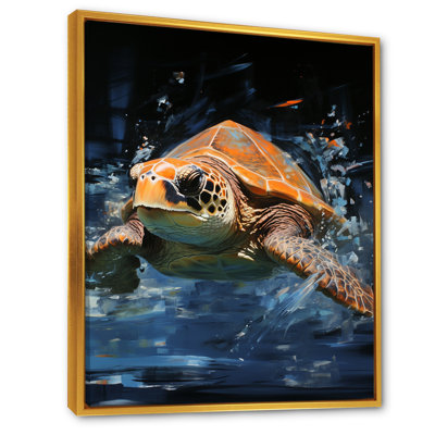 «Sea Turtle Journey», art mural animaux côtiers