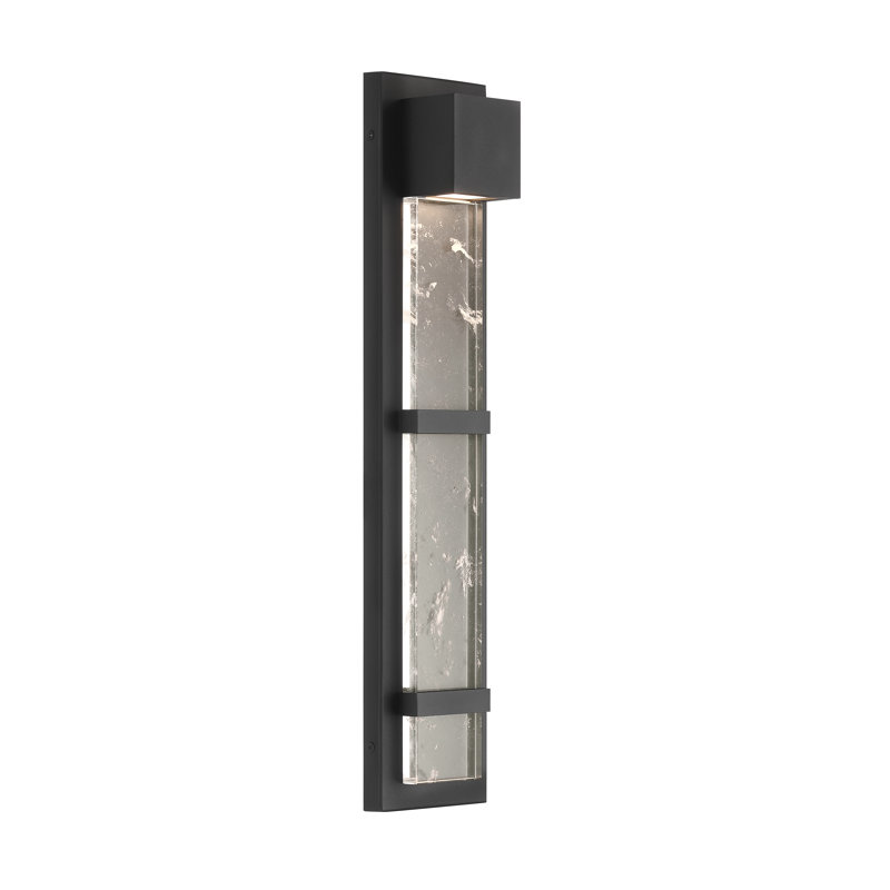 Minka Lavery Sol - 1 Light Outdoor LED Wall Mount In Sand Coal