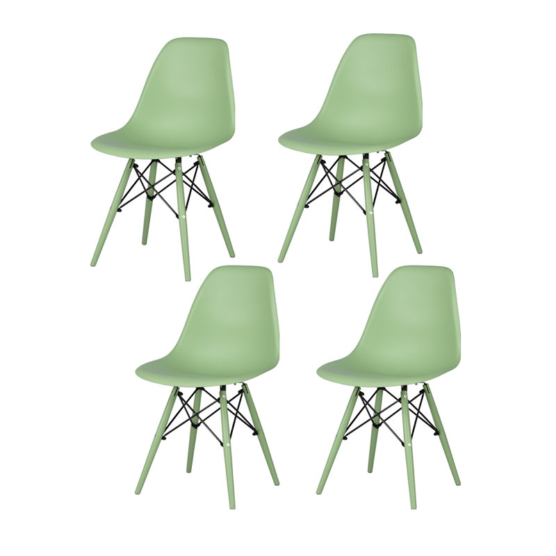 Chaise en résine Nekhi C, Vert
