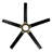62" Lucid 5 - Blade Outdoor/Indoor Smart Standard Ceiling Fan with Remote Control and LED Light Kit Included, Works With Alexa and iOS or Android App-82984180