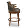 Mackenzie Swivel Upholstered Counter Stool with Solid Wood Frame