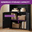 Bookcase With Open Cubbies & Cabinet-848897718-851195476