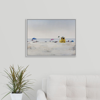 « soleil et sable i », peinture sur toile
