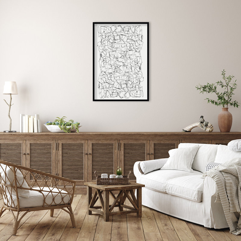Aldred " Circuitry " by Dan Hobday, 41" H X 29" W, Black