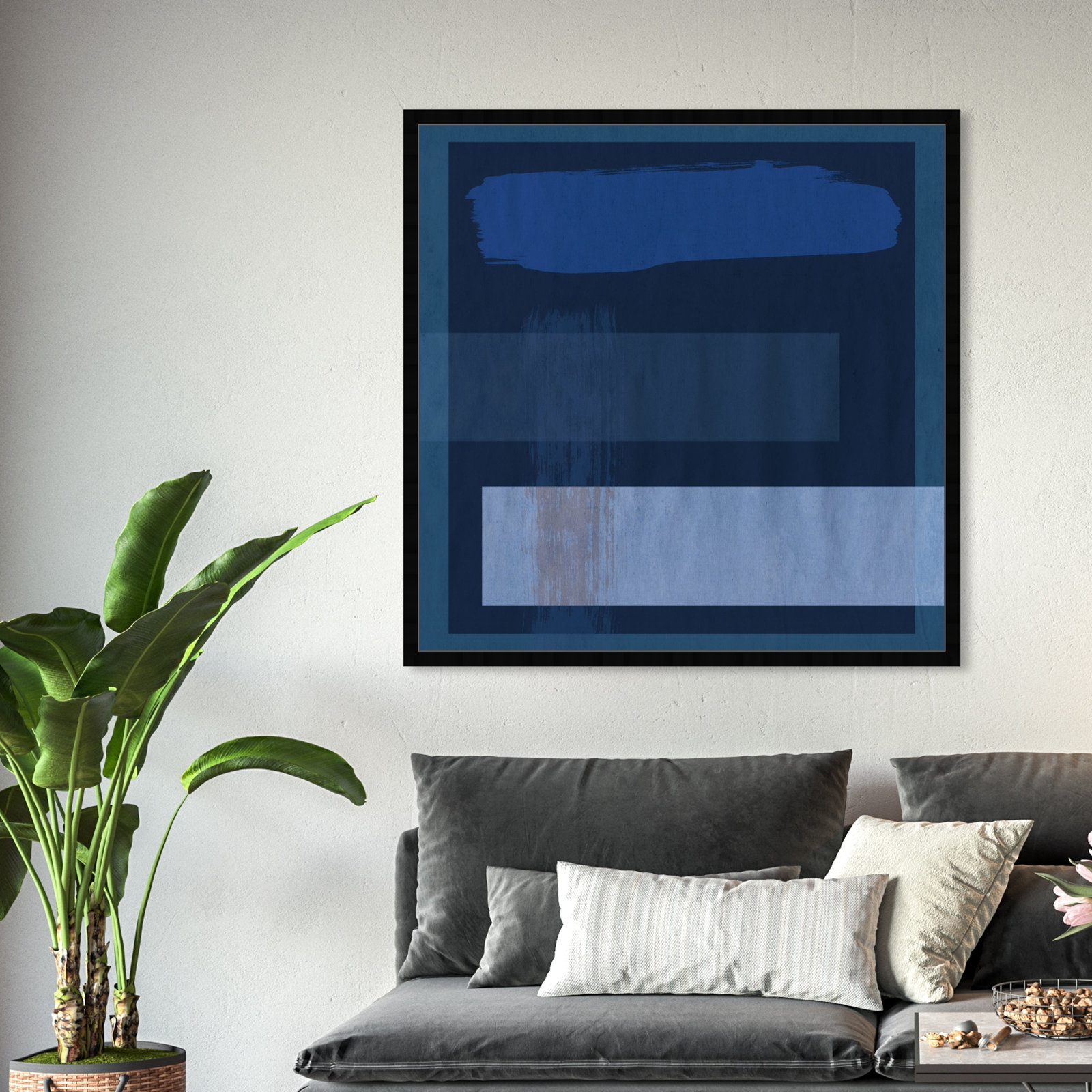 Galicia En Primavera Print by Oliver Gal, Black, 42" H x 42" W x 0.5" D