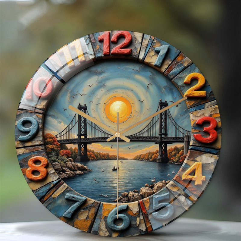 Horloge murale 12 po