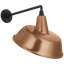 Thomas O'Brien, "Academy 17.5" Mack Barn Light in Matte Black with 16" Tilted Bowers Shade-1965531716