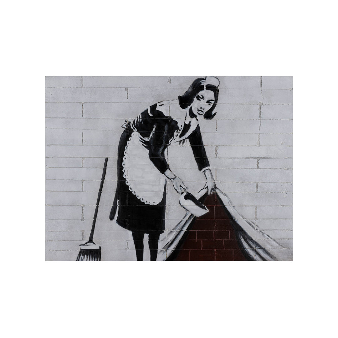 Acrylbild Banksy's Housemaid