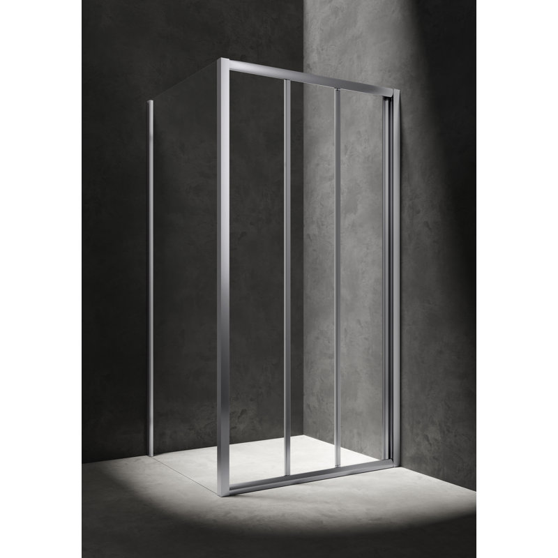 Zialan Square Shower Enclosure, 900mm W x 800mm D