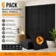 6 Pack Sound Proofing Wall Panels Black Self Adhesive 30x 30cm