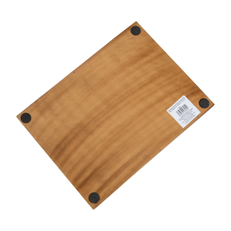 Amalgre Solid Wood Tray, White/Pink