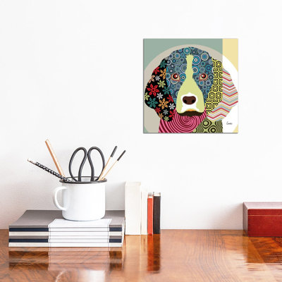 Beagle by Lanre Studio - Wrapped Canvas Print