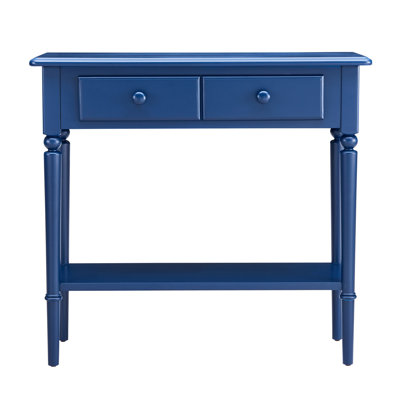 Coastal Solid + Manufactured Wood Narrow Sofa Table
