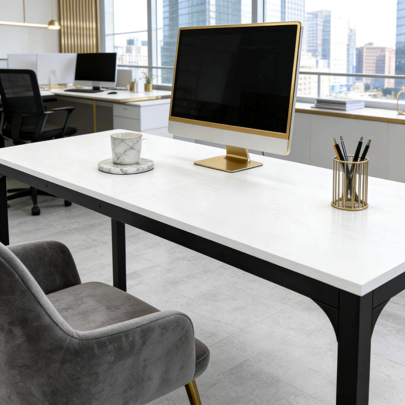 Modern Computer Desk,Rectangle Workspace Desk,Executive Desk