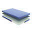 Ensemble de matelas et oreiller 7inch en mousse viscoélastique imprégnée de gel respirante, bleu, matelas dans une boîte-1452081362
