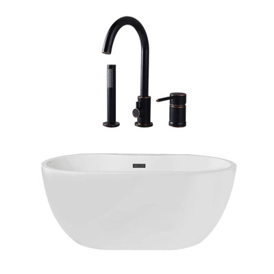 65'' x 29.5'' Freestanding Air Porcelain Bathtub
