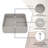 CASAINC Maple 15.35'' Concrete Square Bathroom Sink-86669197