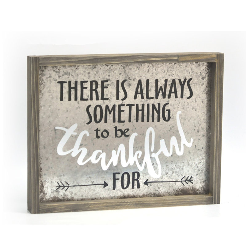 Décoration murale «Thankful Sign»