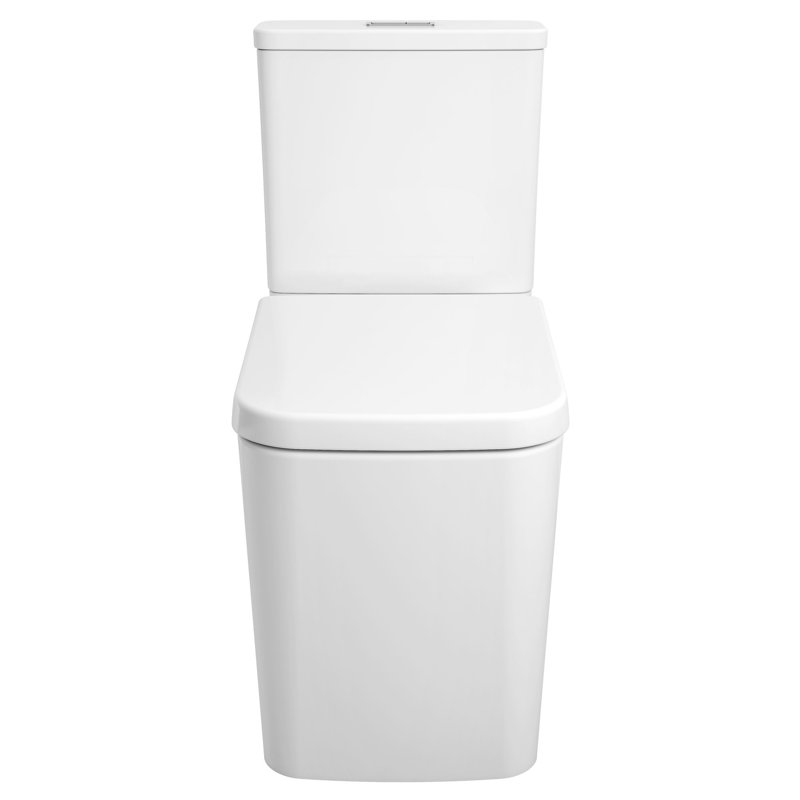 Eurocube 1.28 GPF (Water Efficient) Elongated Two-Piece Toilet (Seat Included)