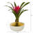 13'' Faux Flowering Plant in Ceramic Pot