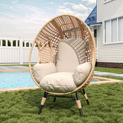 Fauteuil d'extérieur avec coussin