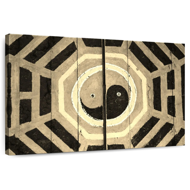 Kerrick Yin Yang Grunge, 16" H x 24" W