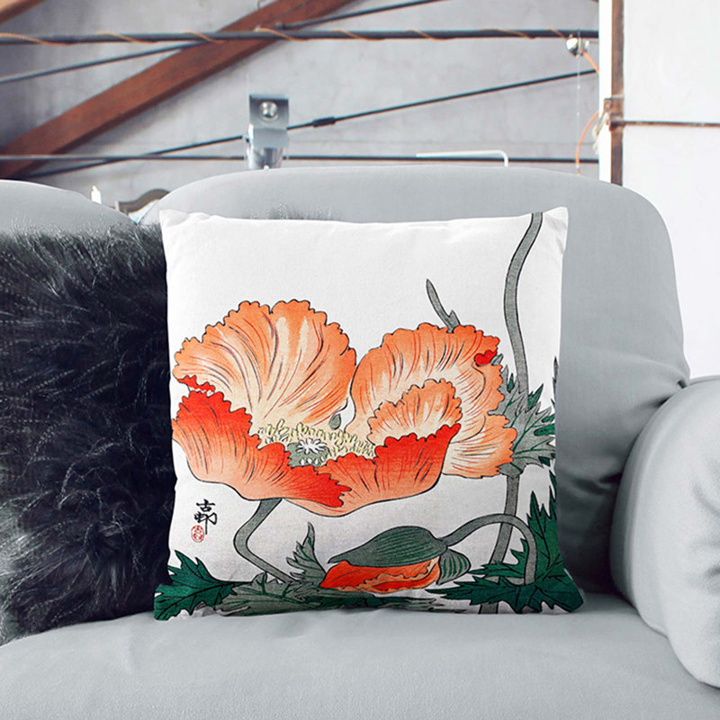 Square Throw Cushion, 55cm H x 55cm W x 20cm D