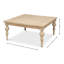 Jocelyn Solid Wood Coffee Table