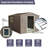 8Ft X 10Ft Outdoor Metal Storage Shed With Metal Foundation,With Window-123375644-123375641