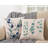 Botany Floral Reversible Throw Pillow