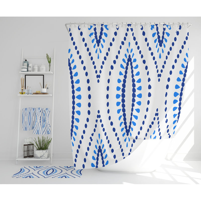 Neeva Polyester Shower Curtain Set