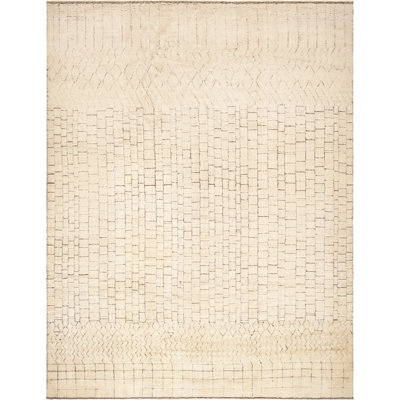 Nazmiyal Collection Modern Tile Pattern Rug 10ft 4in X 13ft 3in