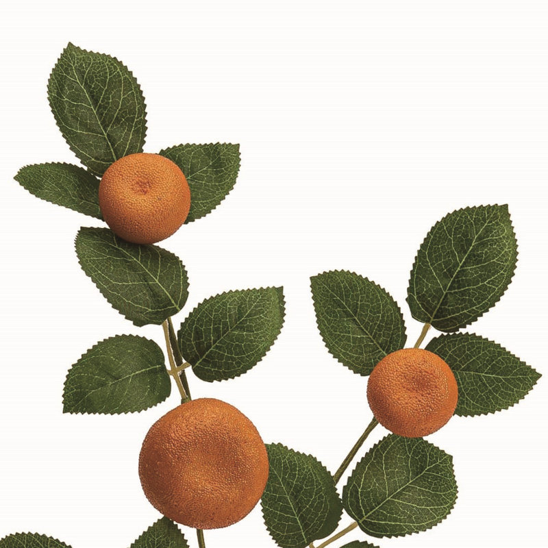 Brindille artificielle tangerine printanière