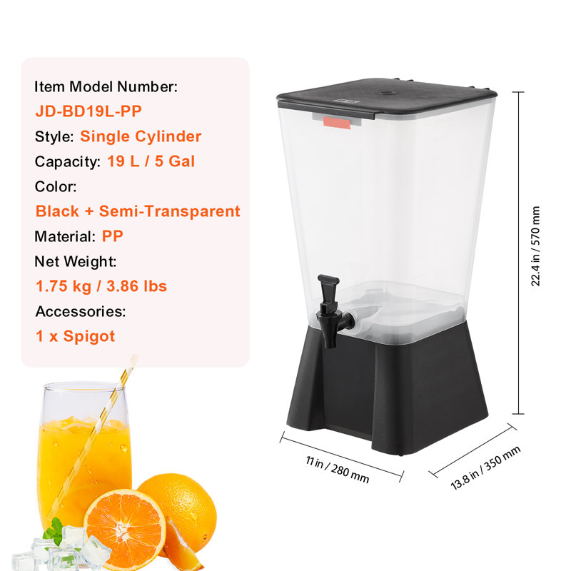 Distributeur de boisson 5 gallons