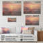 Beach Cotton Candy Sunset Skies I - Coucher de soleil côtier sur bois-732300364
