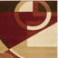 Tapis performance à motif abstrait Charis-22984482
