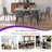 Iras 6 - Person Extendable Dining Set, 61.4'' Dining Table Sets-1450584910