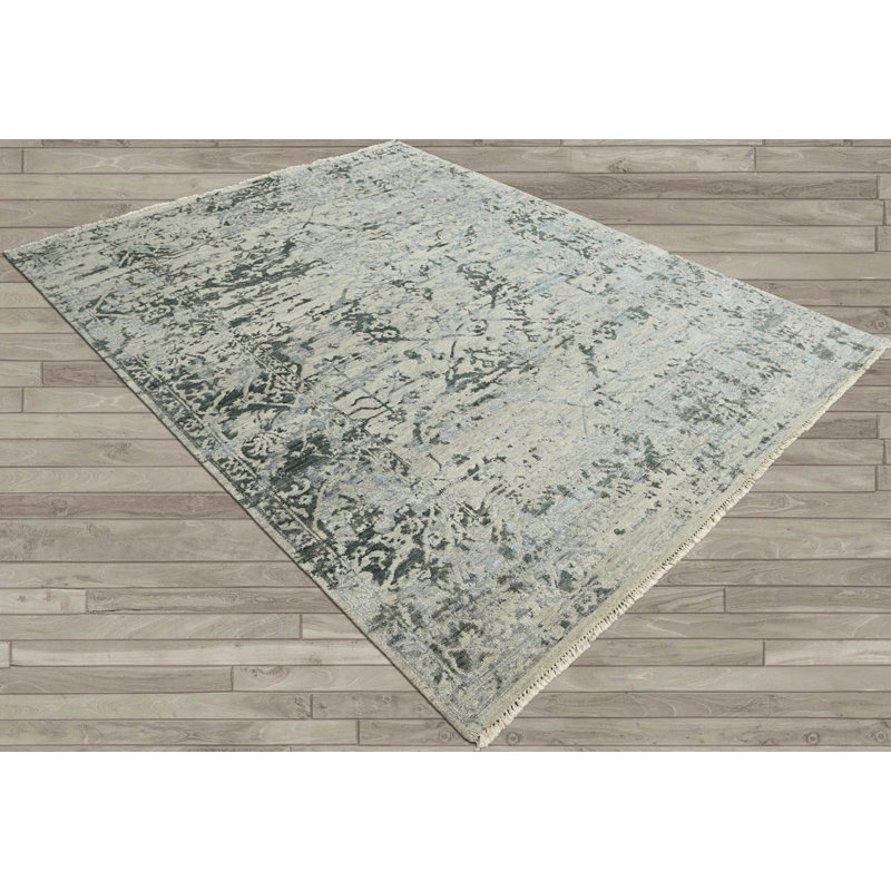 One-of-a-Kind Rectangle 7'8" X 9'10" Wool Area Rug