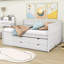 Lit de jour Nadira avec tiroirs de rangement, tablettes et lattes-366878358-366878361
