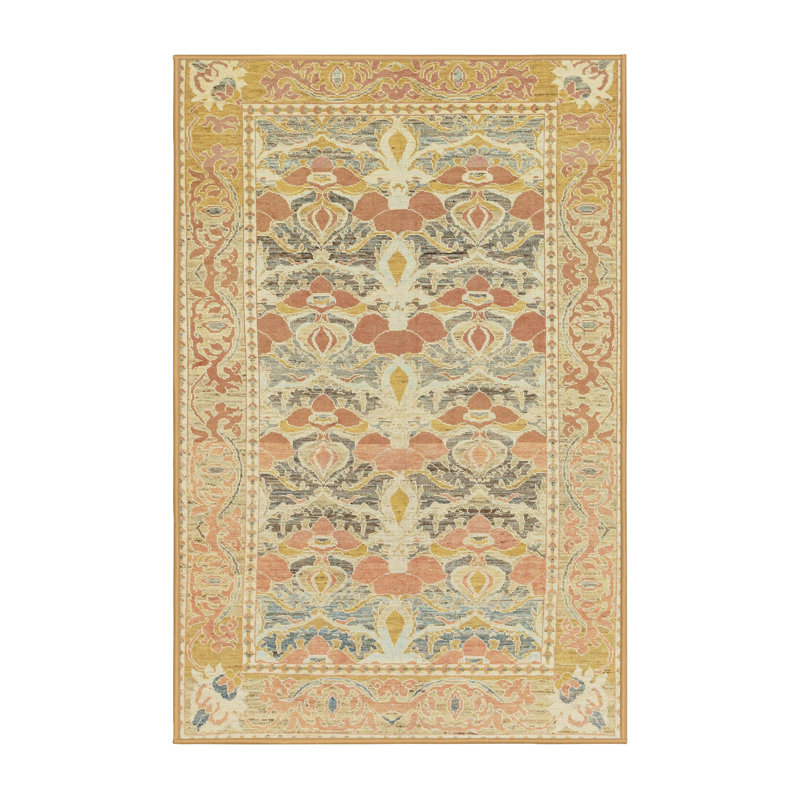 Tapis décoratif multicolore à motif abstrait, Rectangle 7 pi x 10 pi