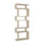 162.9cm H x 60cm W Particle Board / Chipboard Bookcase