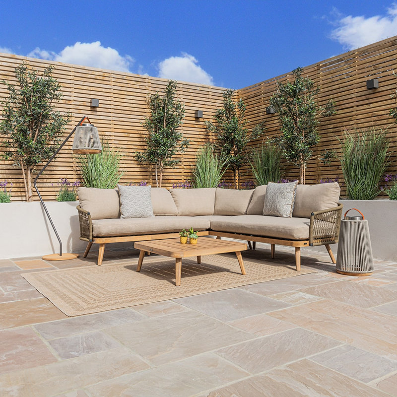 Nakyiah 6 - Person Garden Lounge Set with Cushions