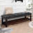 60-Inch Upholstered Bench for Bedroom Entryway | Walnut Brown | Solid Wood Legs