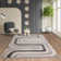 Chariah Geometric Ivory/Grey Area Rug