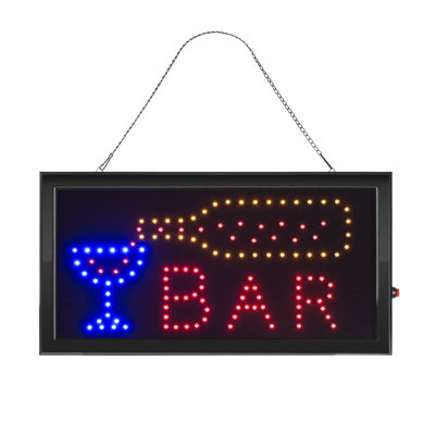 LED Bar Sign - Neon Electric Display Sign with Animation and Energy Efficient LEDs for Homes, Businesses, and Events