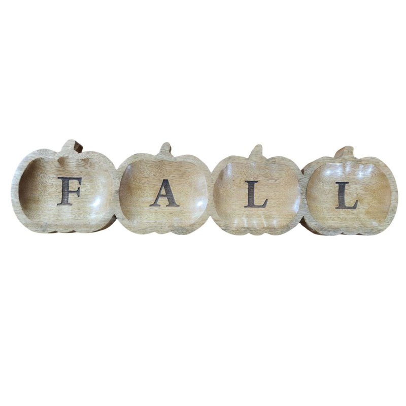 Bols citrouilles en résine d'automne