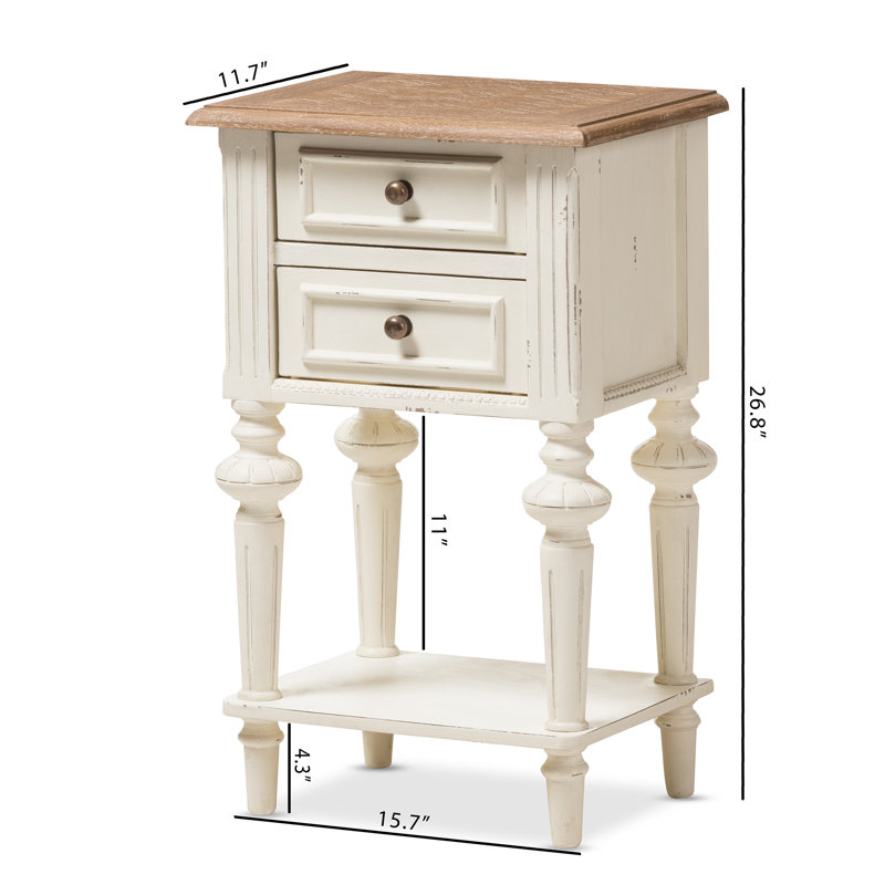 Arcola 15.74'' W Wood Nightstand